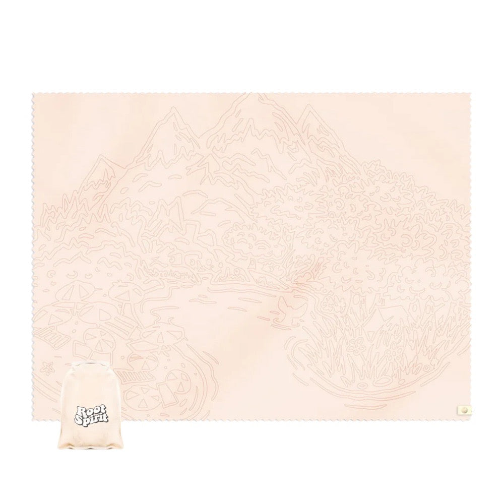 Root Spirit Compact Microfiber Beach Towel