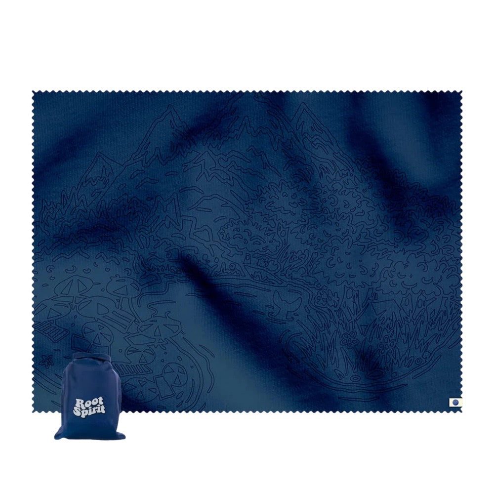 Root Spirit Compact Microfiber Beach Towel