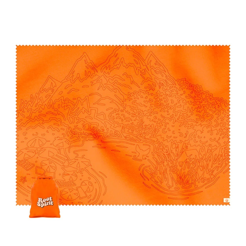 Root Spirit Compact Microfiber Beach Towel