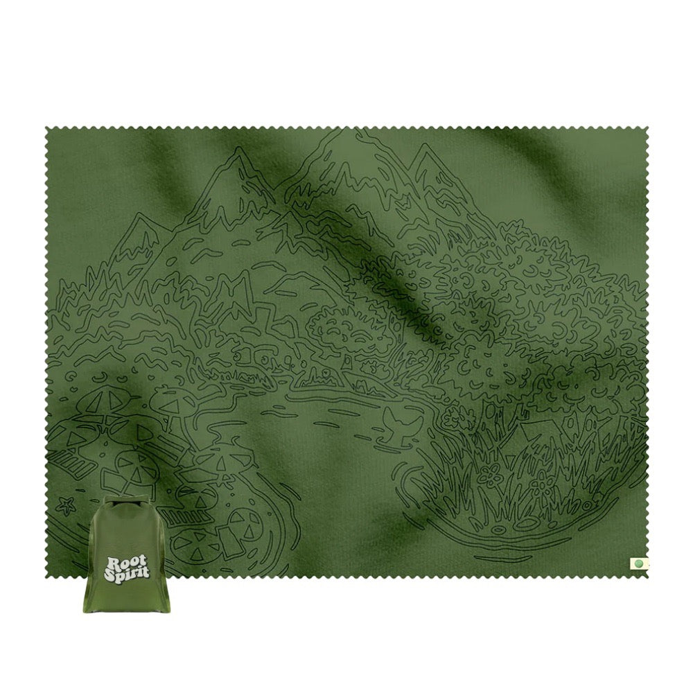 Root Spirit Compact Microfiber Beach Towel