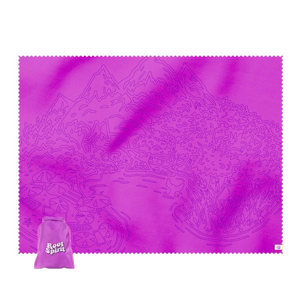 Root Spirit Compact Microfiber Beach Towel